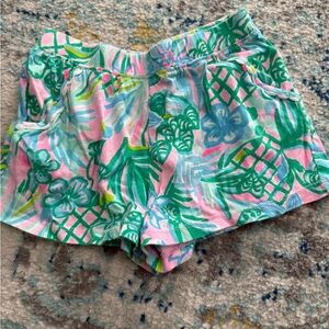 Lilly Pulitzer Tropical Print Girls Shorts